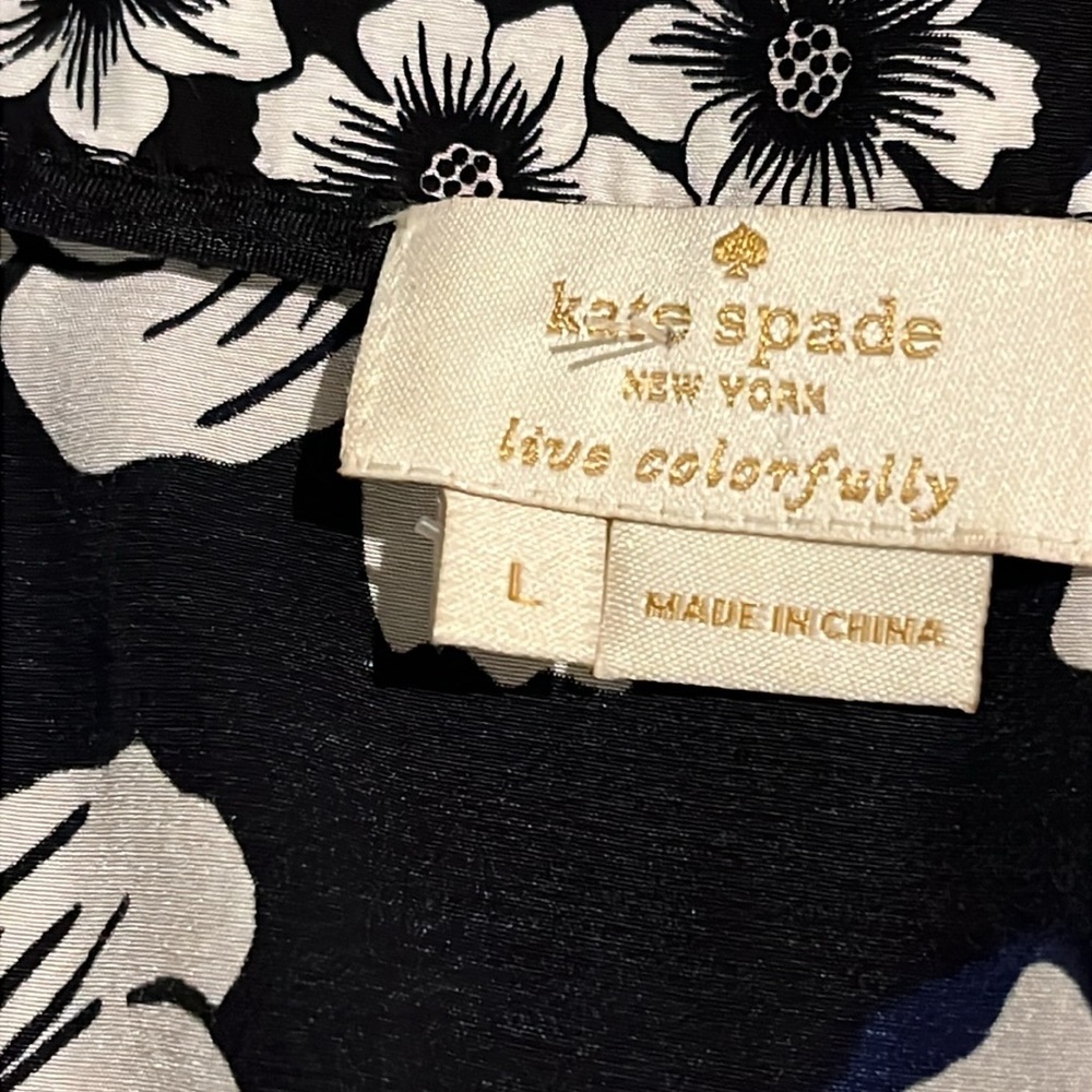 Kate Spade jumpsuit women Large floral silk blend floral designer - Picture 7 of 9